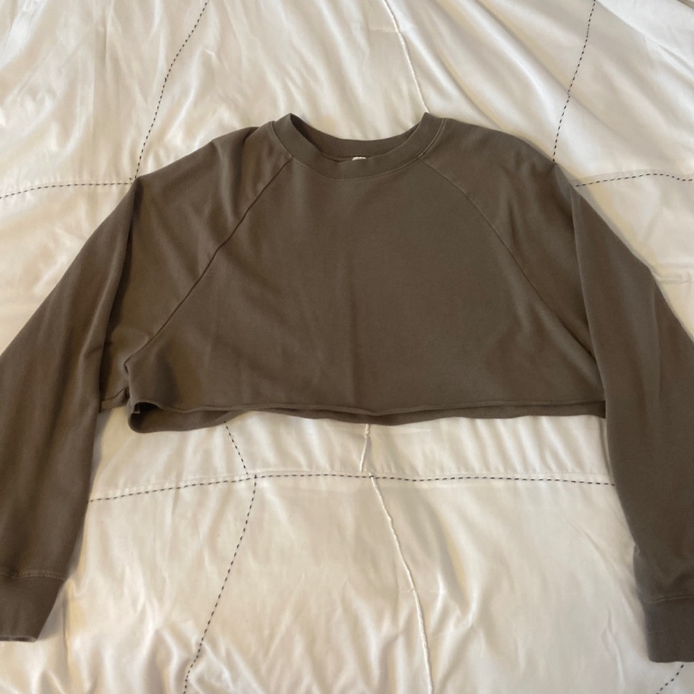 Alo cropped crew neck